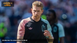 Kevin De Bruyne thi đấu cho đội tuyển Bỉ